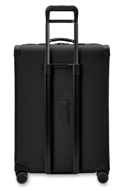 Shop Briggs & Riley Baseline 29-inch Large Expandable Spinner Suitcase In Black