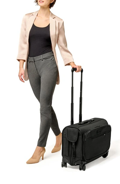 Briggs & Riley Baseline Wide Carry-on Garment Spinner In Black