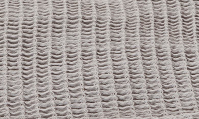 Shop Casper Organic Cotton Waffle Knit Throw Blanket In Rain