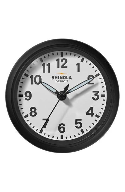 Shop Shinola Runwell 6 Desk Clock In White