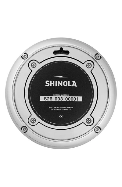 Shinola Runwell 6 Desk Clock In Green