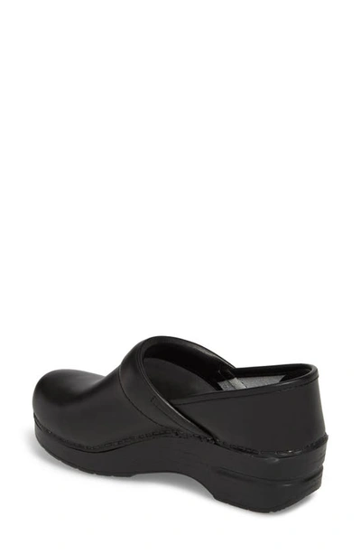 Shop Dansko 'professional' Oiled Leather Clog In Black Cabrio