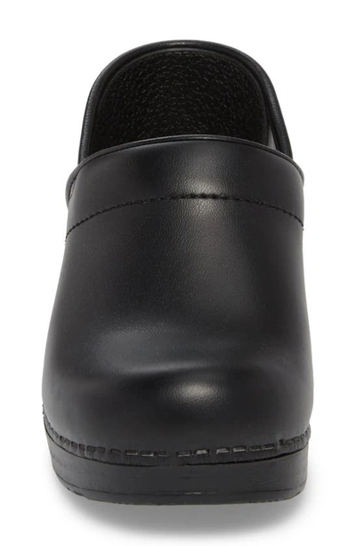 Shop Dansko 'professional' Oiled Leather Clog In Black Cabrio