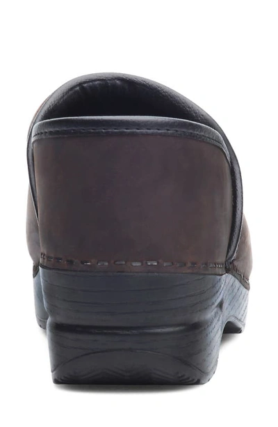 Shop Dansko 'professional' Oiled Leather Clog In Antq Brown