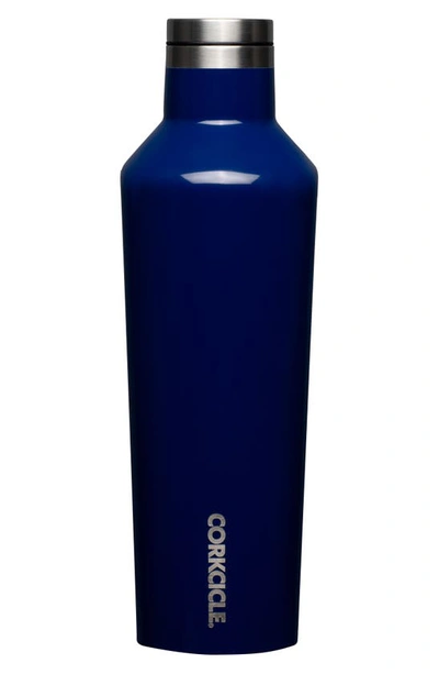 Shop Corkcicle 16-ounce Insulated Canteen In Midnight Navy