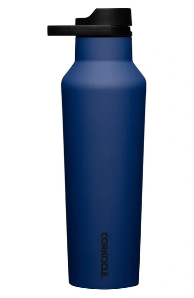 Shop Corkcicle 20-ounce Sport Canteen In Midnight Navy