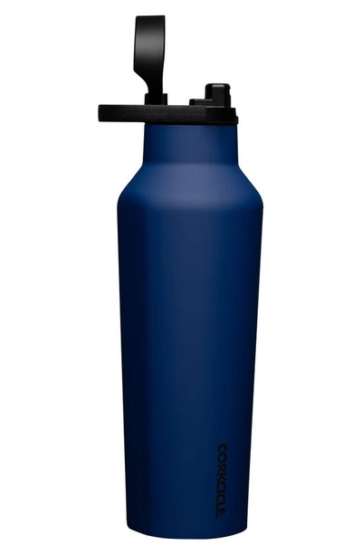 Shop Corkcicle 20-ounce Sport Canteen In Midnight Navy