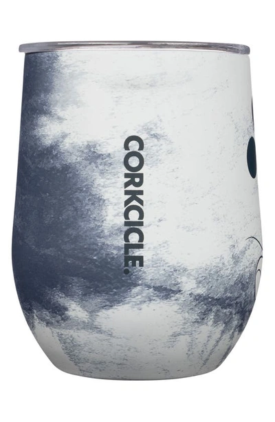 Shop Corkcicle 12-ounce Insulated Stemless Wine Tumbler In Mickey - Tie Dye
