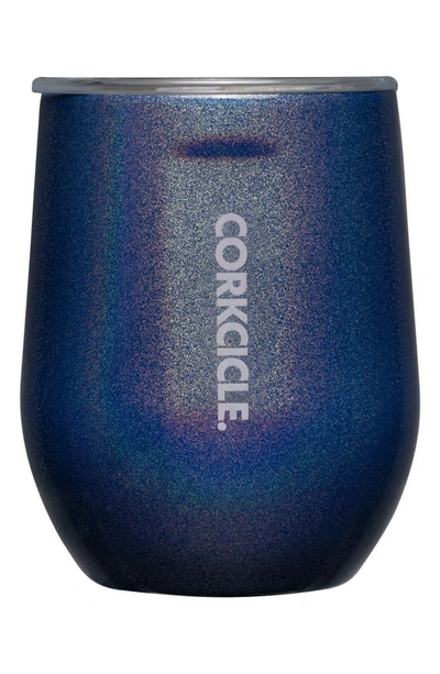 Shop Corkcicle 12-ounce Insulated Stemless Wine Tumbler In Midnight Magic
