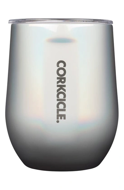 Shop Corkcicle 12-ounce Insulated Stemless Wine Tumbler In Prismatic
