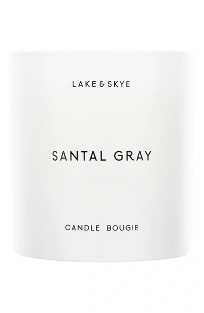Shop Lake & Skye Santal Gray Scented Candle