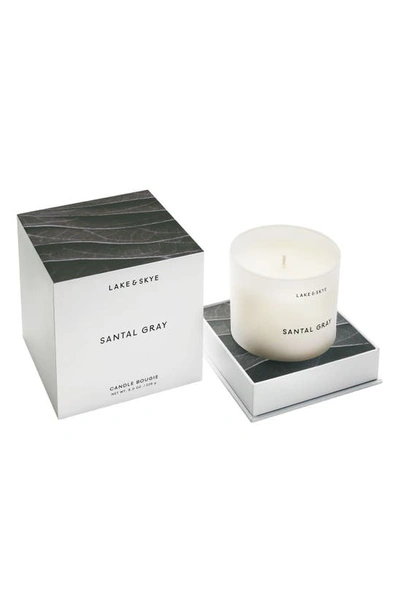 Shop Lake & Skye Santal Gray Scented Candle