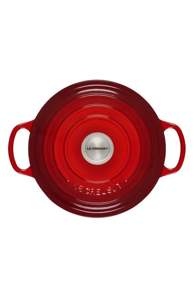 Le Creuset 5.25-quart Deep Round Dutch Oven In Cerise