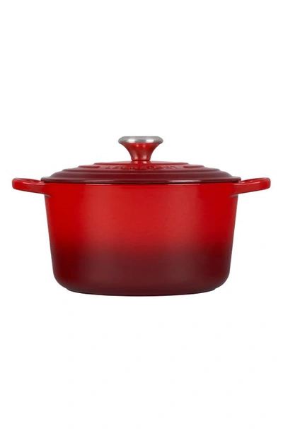 Le Creuset 5.25-quart Deep Round Dutch Oven In Cerise