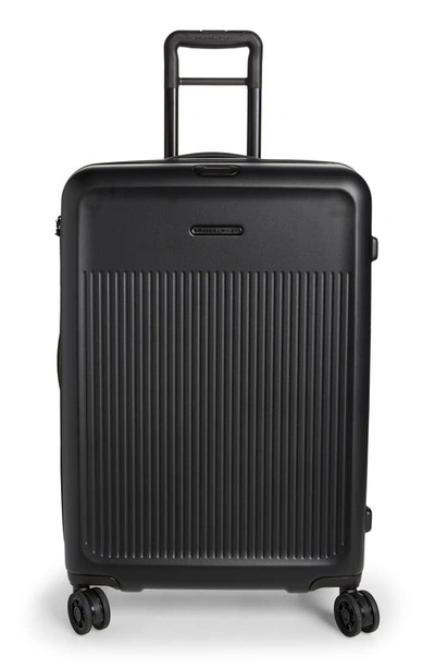 Shop Briggs & Riley Medium Sympatico Expandable 27-inch Spinner Packing Case In Matte Black