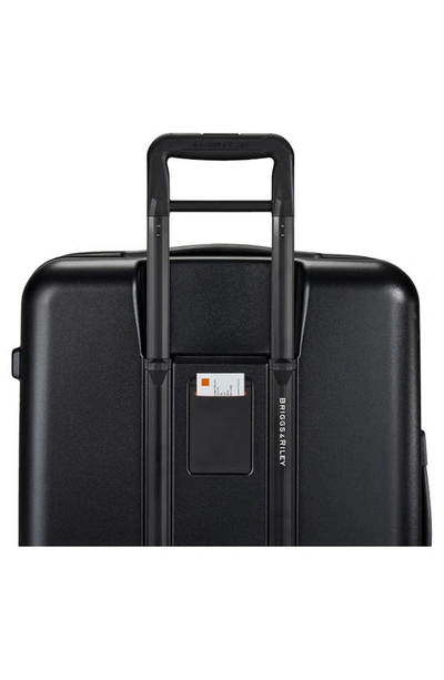 Shop Briggs & Riley Medium Sympatico Expandable 27-inch Spinner Packing Case In Matte Black