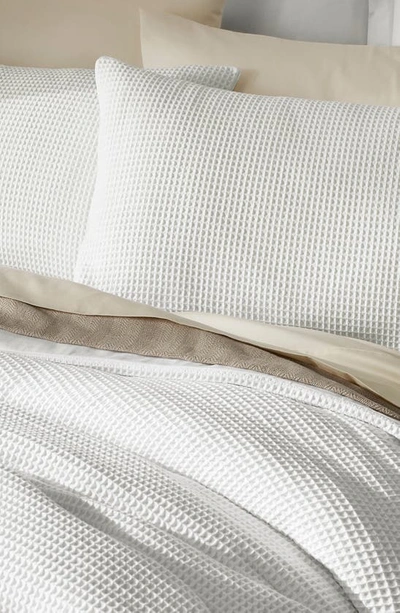 Shop Boll & Branch Waffle Weave Organic Cotton Duvet Cover & Sham Set In White