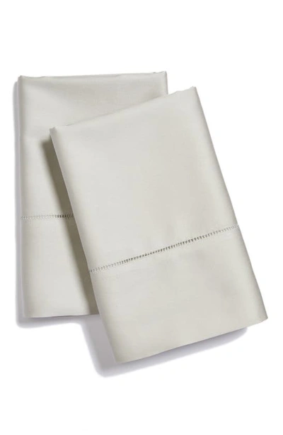 Shop Sferra Fiona Pillowcases In Grey