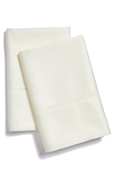 Shop Sferra Fiona Pillowcases In Ivory