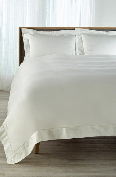 Shop Sferra Fiona Duvet Cover In Ivory