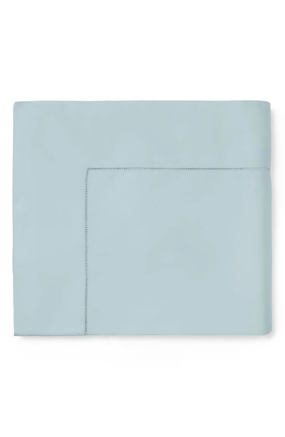 Shop Sferra Fiona Flat Sheet In Poolside