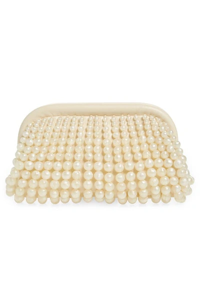 Shop Cult Gaia Nia Beaded Clutch In Ivory