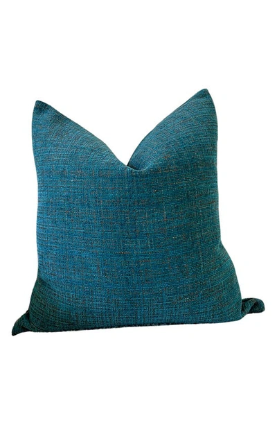 Shop Modish Decor Pillows Tweed Pillow Cover In Blue Tones