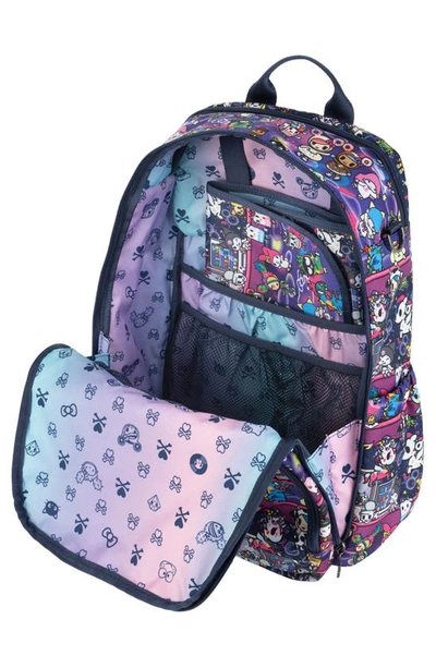 Shop Ju-ju-be Zealous Water Resistant Diaper Backpack In Roller Disco Dreaming