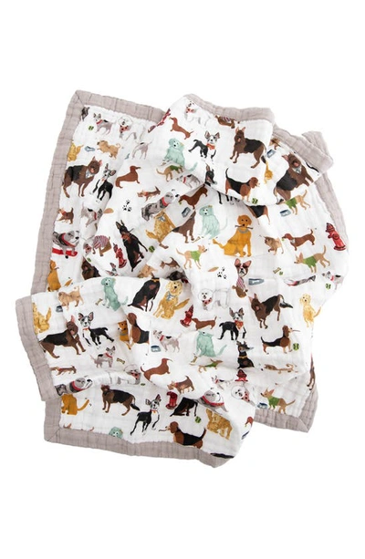 Little Unicorn Cotton Muslin Baby Quilt In Woof