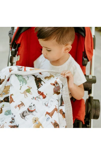 Little Unicorn Cotton Muslin Baby Quilt In Woof