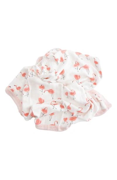 Shop Little Unicorn Deluxe Muslin Baby Receiving Quilt In Pink Ladies