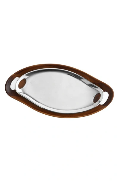 Nambe Portables 15-inch Alloy Tray In Silver