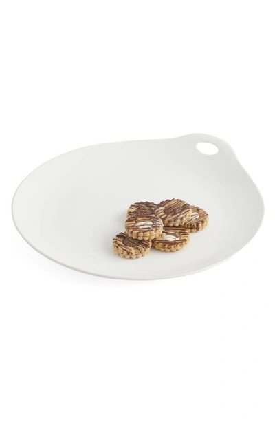 Nambe Portables Round Platter In White