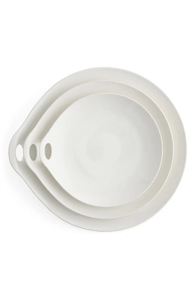 Nambe Portables Round Platter In White