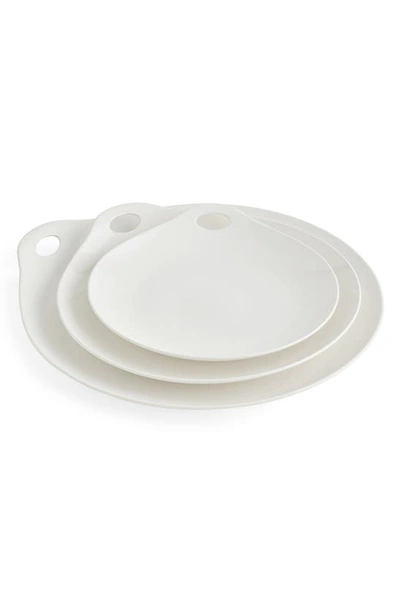 Nambe Portables Round Platter In White