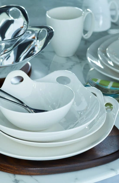 Nambe Portables Round Platter In White