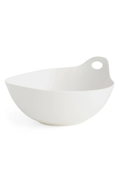 Shop Nambe Portables Round Serving Bowl In White