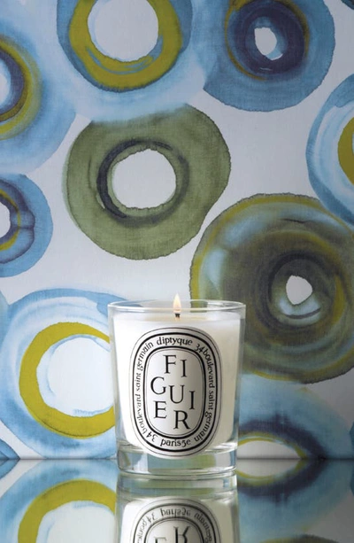 Shop Diptyque Figuier (fig Tree) Scented Indoor & Outdoor Candle, 51.3 oz In Green Vessel