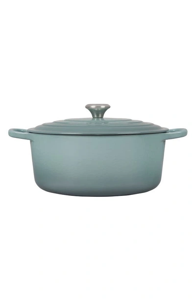 Le Creuset 6.75-qt. Round Wide Dutch Oven In Sea Salt
