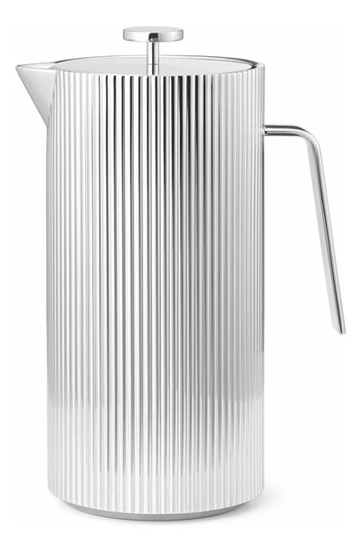 Georg Jensen Bernadotte Stainless Steel Coffee Press In Stainless Steel