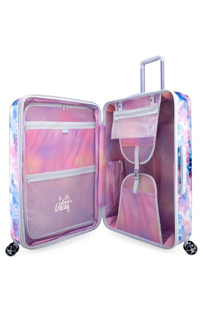Shop Vacay Link Watercolor 20-inch Hardside Spinner Carry-on In Multi