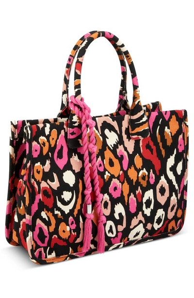 Shop Vince Camuto Orla Canvas Tote In Pink Multi 2