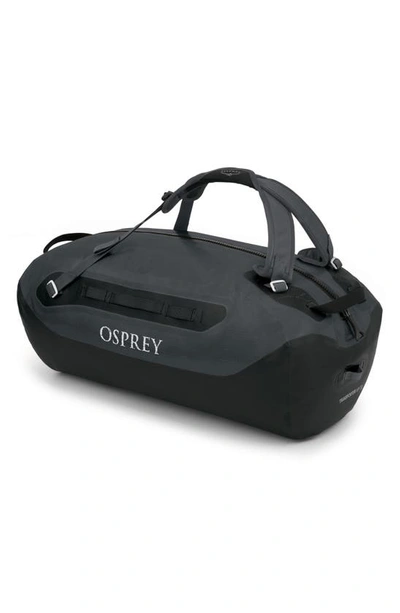 Shop Osprey Transporter® 70l Waterproof Backpack In Tunnel Vision Grey