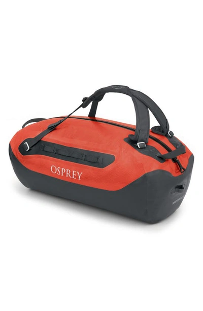 Osprey Transporter 70 Waterproof Duffle In Mars Orange