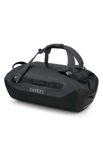 Shop Osprey Transporter® 40l Waterproof Duffle Bag In Tunnel Vision Grey