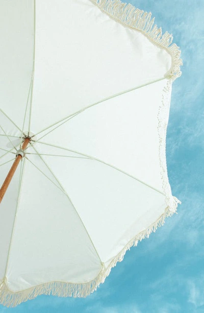 Business & Pleasure Premium Beach Umbrella In Antique White