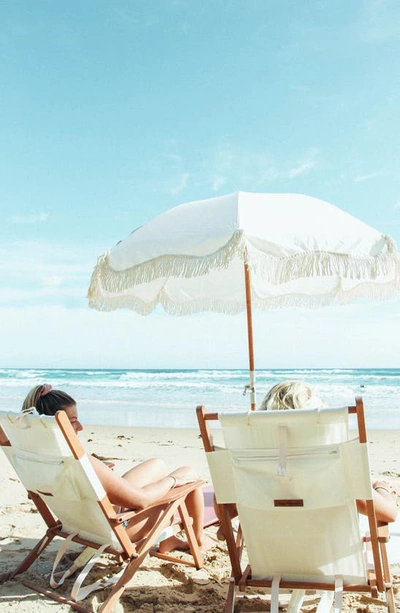 Business & Pleasure Premium Beach Umbrella In Antique White