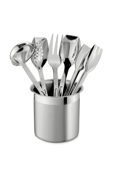 All-clad All Clad Stainless Steel Cook & Serve 6-piece Tool Set In Silver
