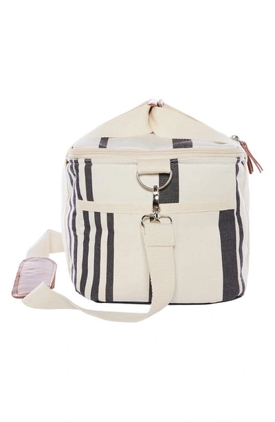 Shop Business & Pleasure Co. Premium Cooler Duffle Bag In Vintage Black Stripe