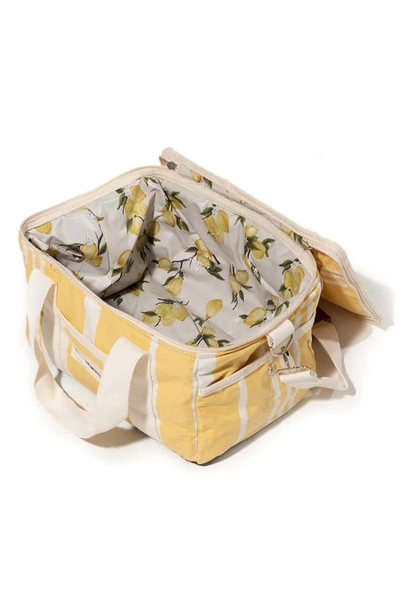 Shop Business & Pleasure Premium Cooler Duffle Bag In Vintage Yellow
